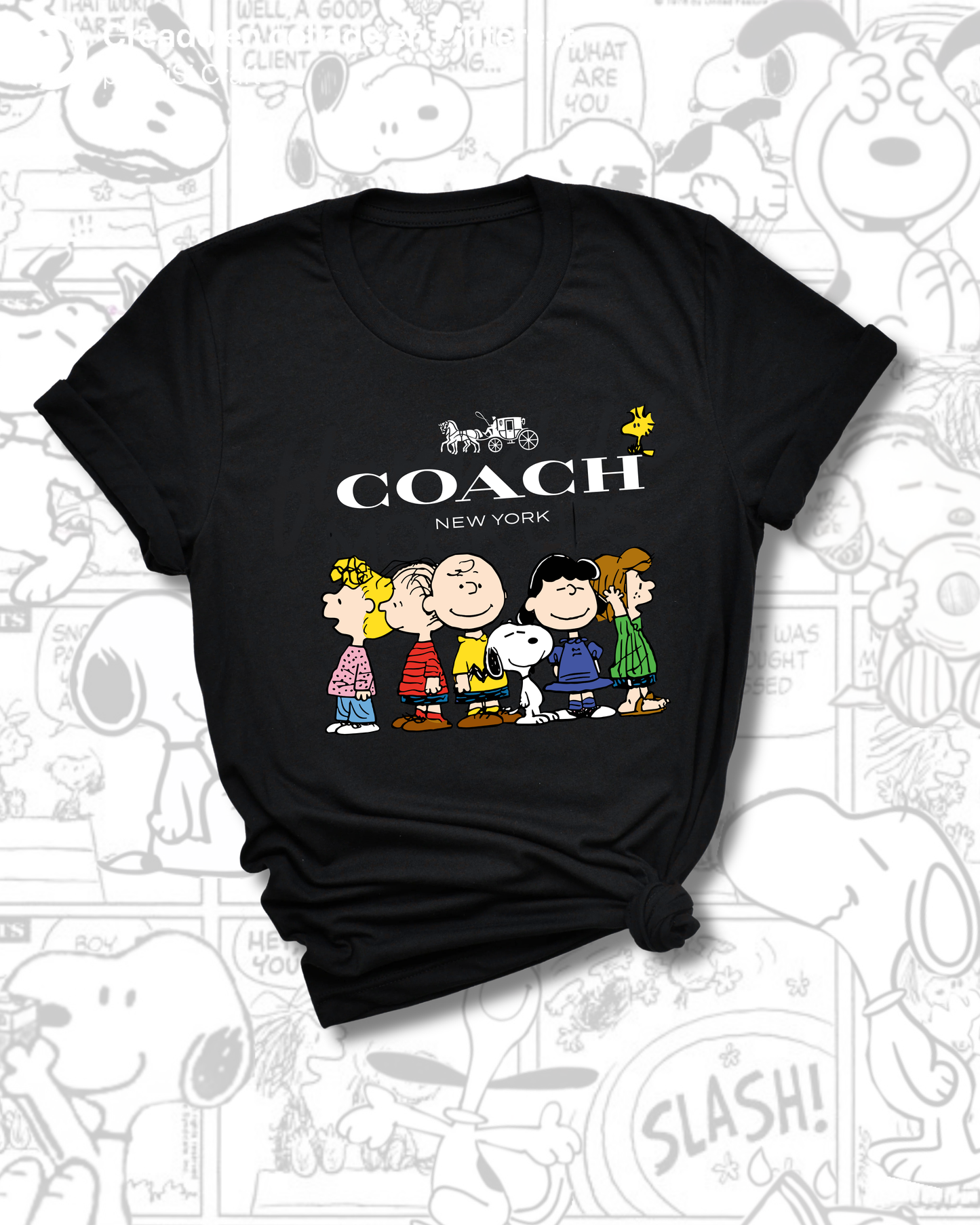 T-Shirt - Cool Coach – Full Color Snoopy
