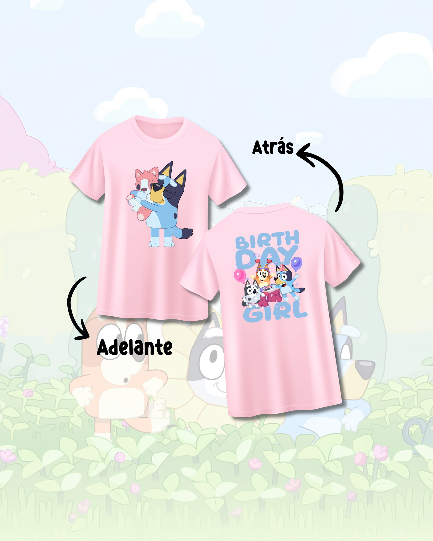 T-Shirt Bluey Birthday🥳