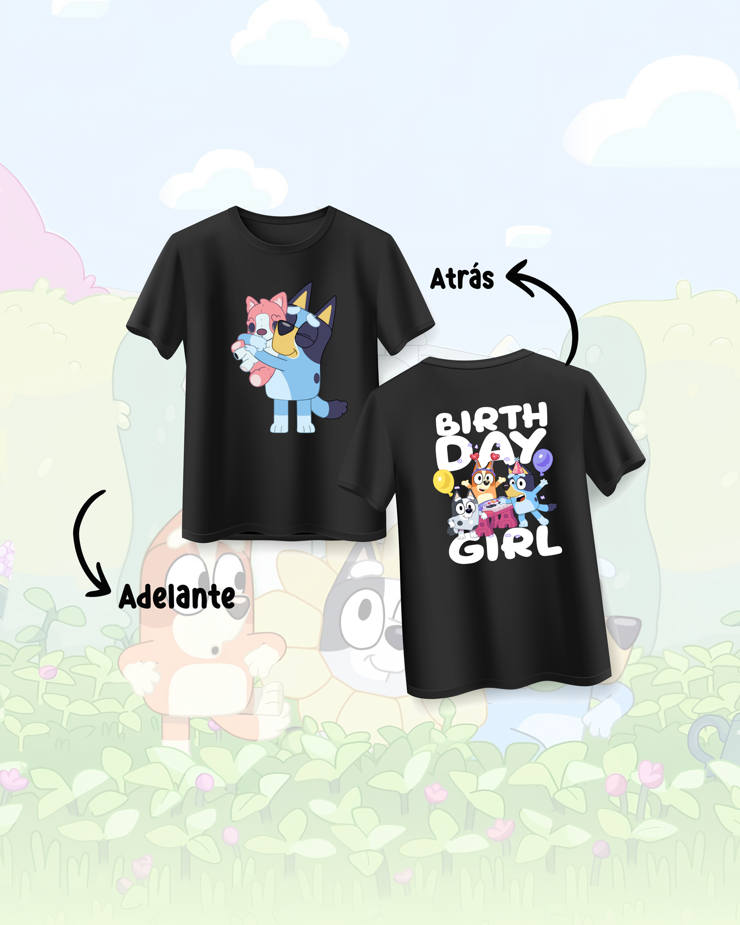 T-Shirt Bluey Birthday🥳
