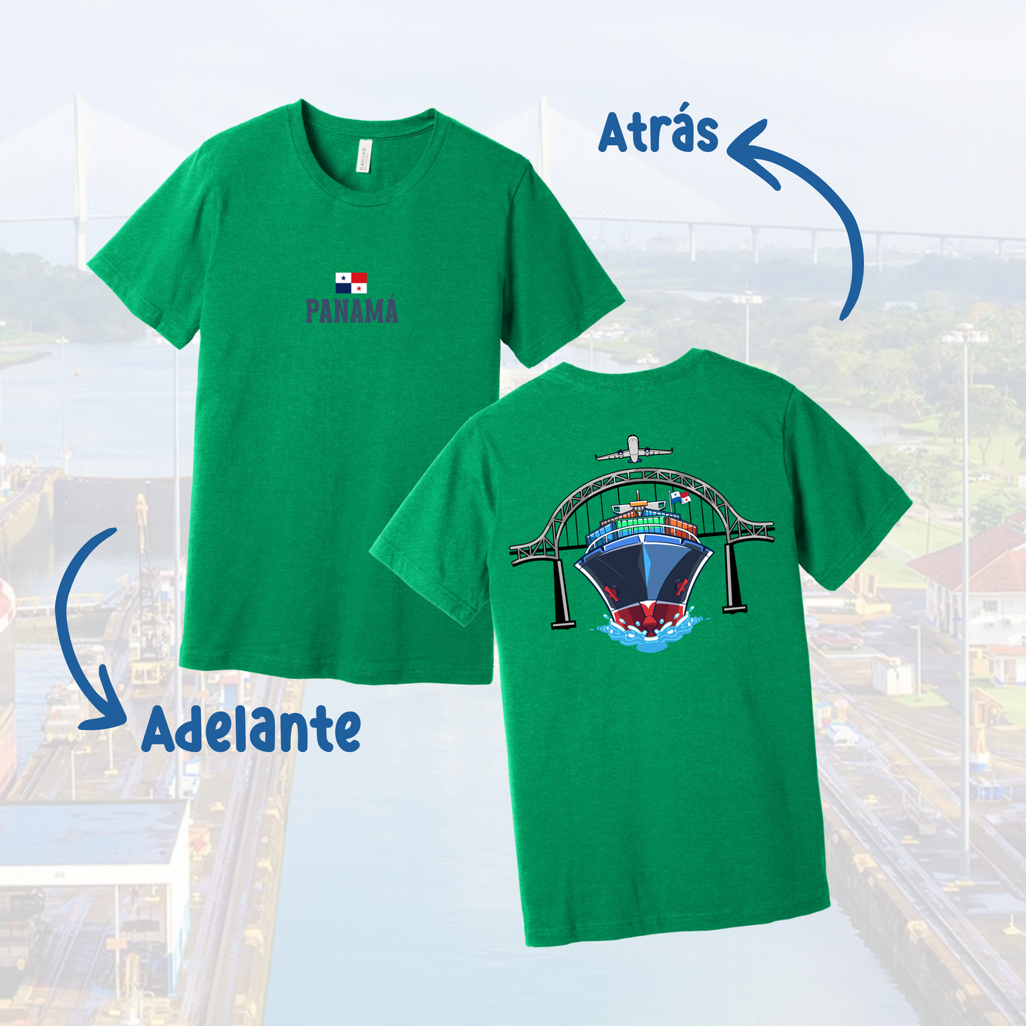 T-Shirt - Panama’ + Puente del Mundo🌎🇵🇦