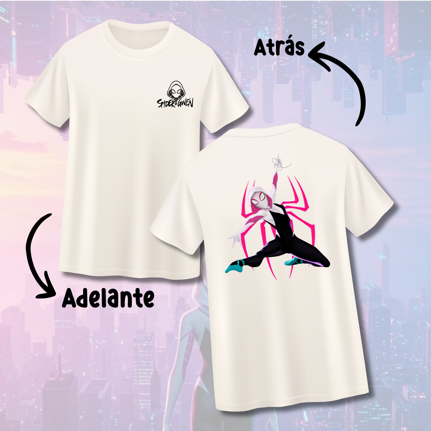 T-Shirt Pink Hero🩷🕸️