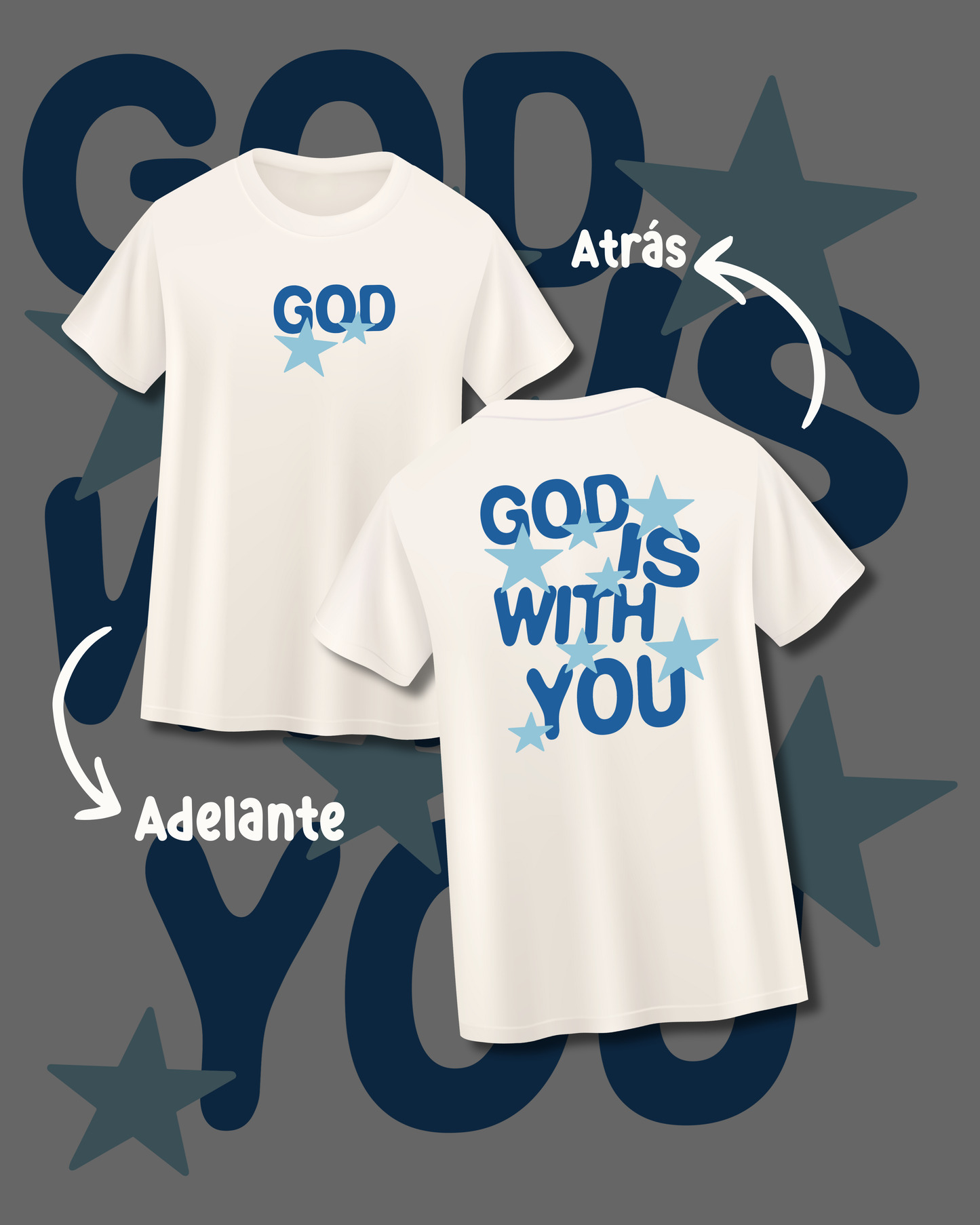 T-Shirt - God Is whith you