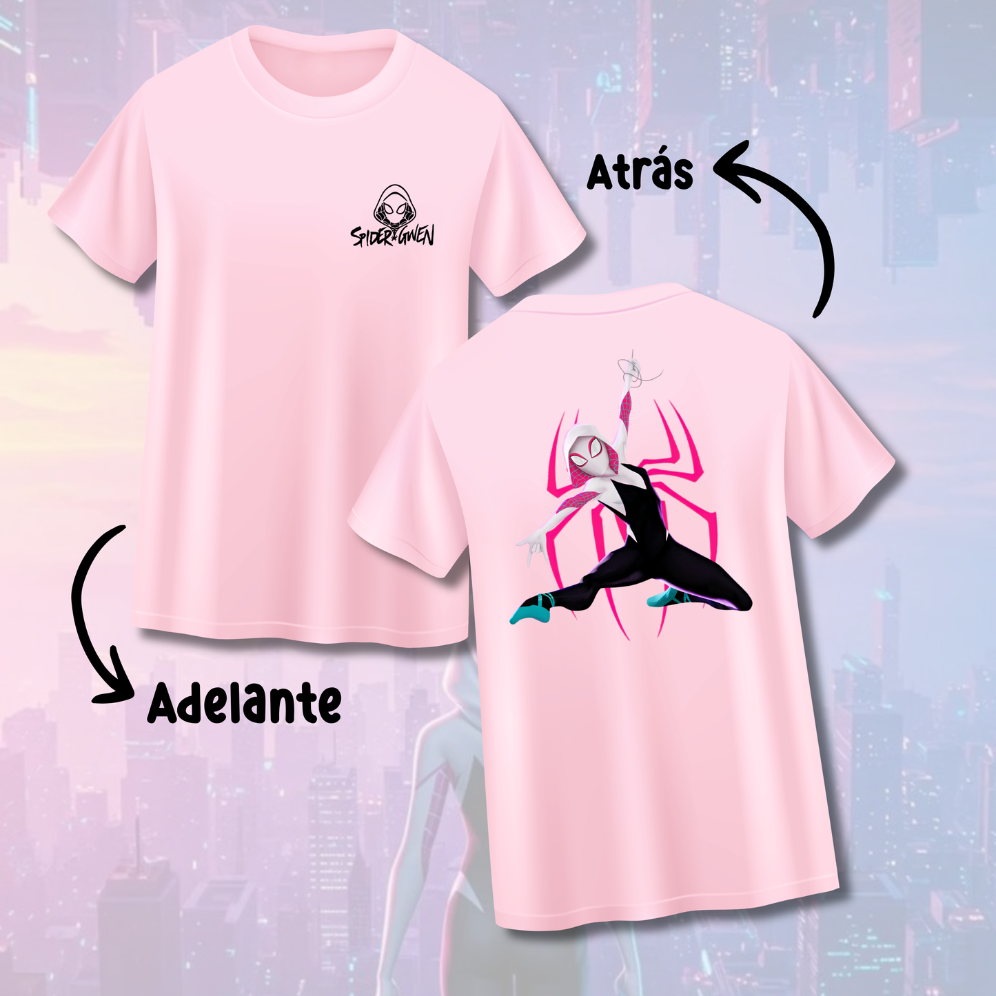 T-Shirt Pink Hero🩷🕸️