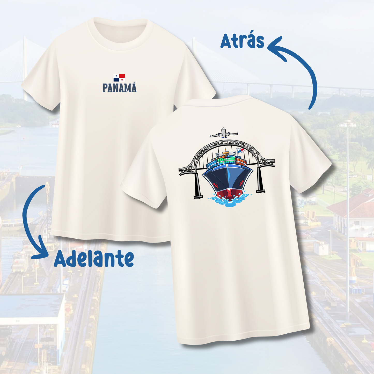 T-Shirt - Panama’ + Puente del Mundo🌎🇵🇦