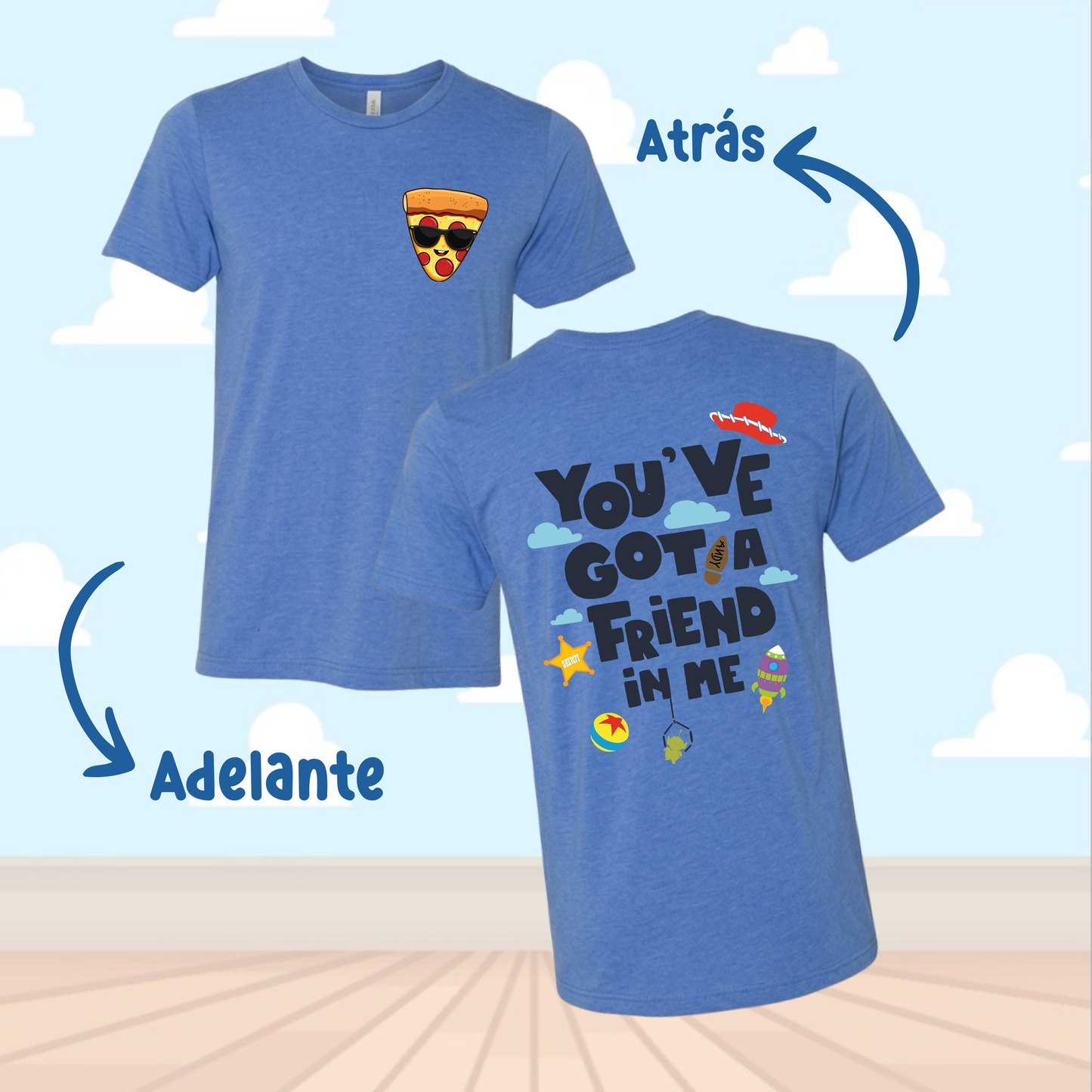 T-Shirt - Pizza with Sunglasses🍕