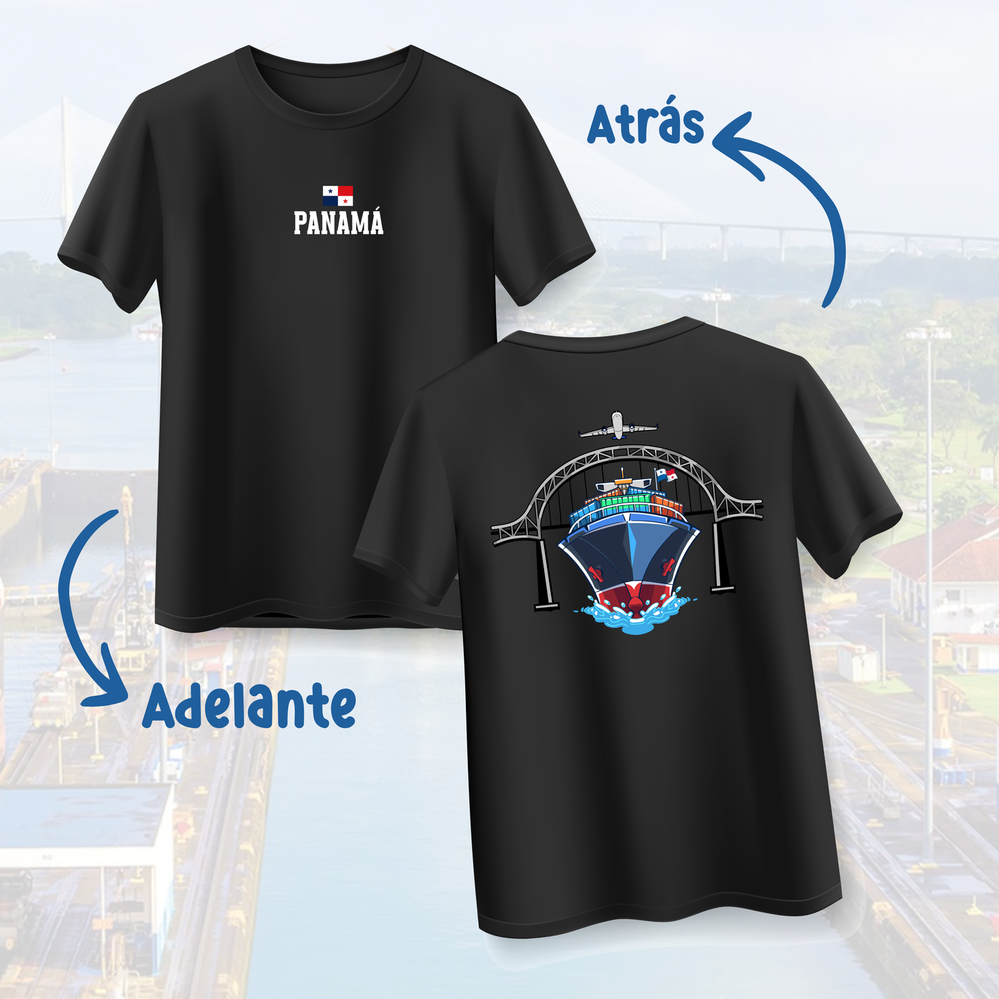 T-Shirt - Panama’ + Puente del Mundo🌎🇵🇦