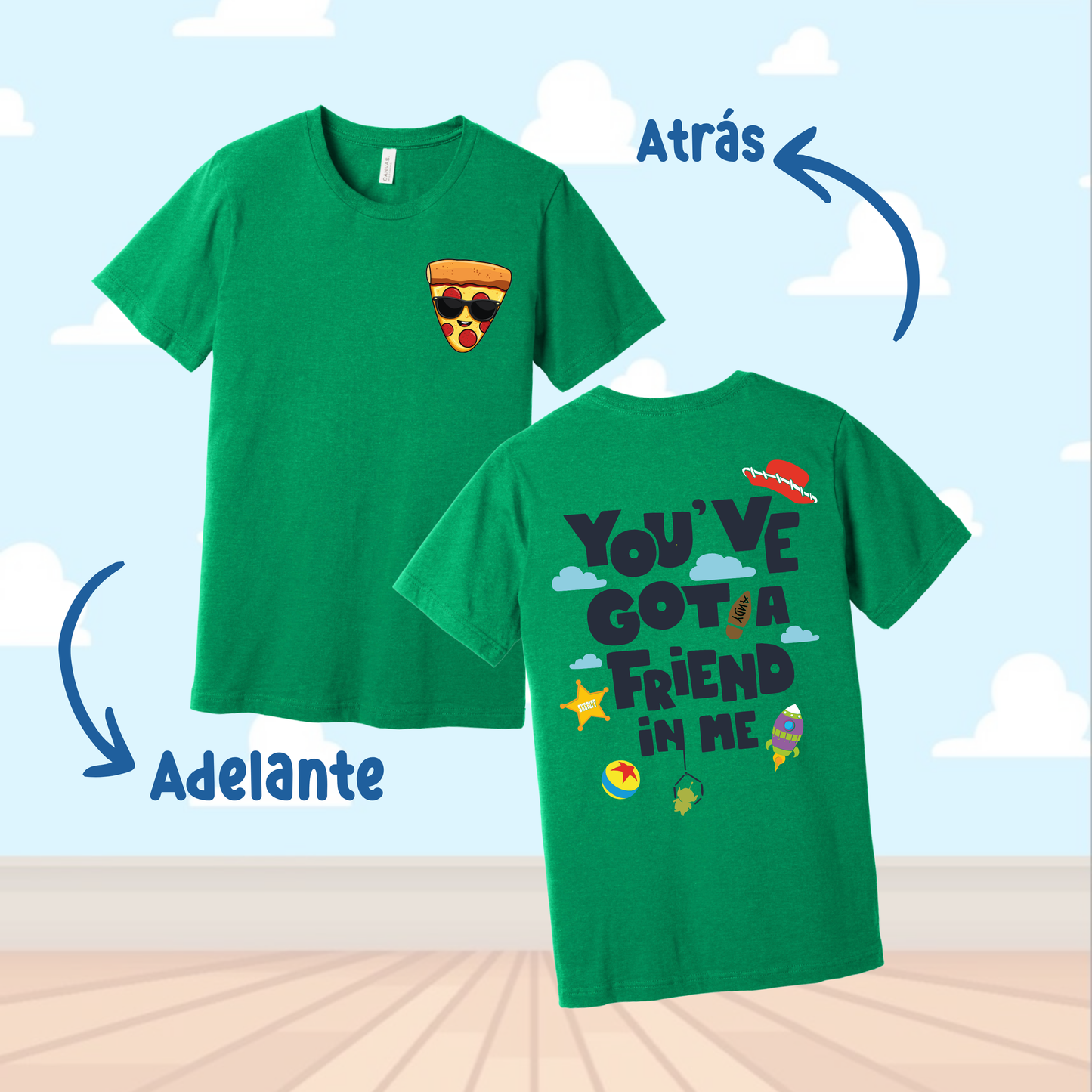 T-Shirt - Pizza with Sunglasses🍕