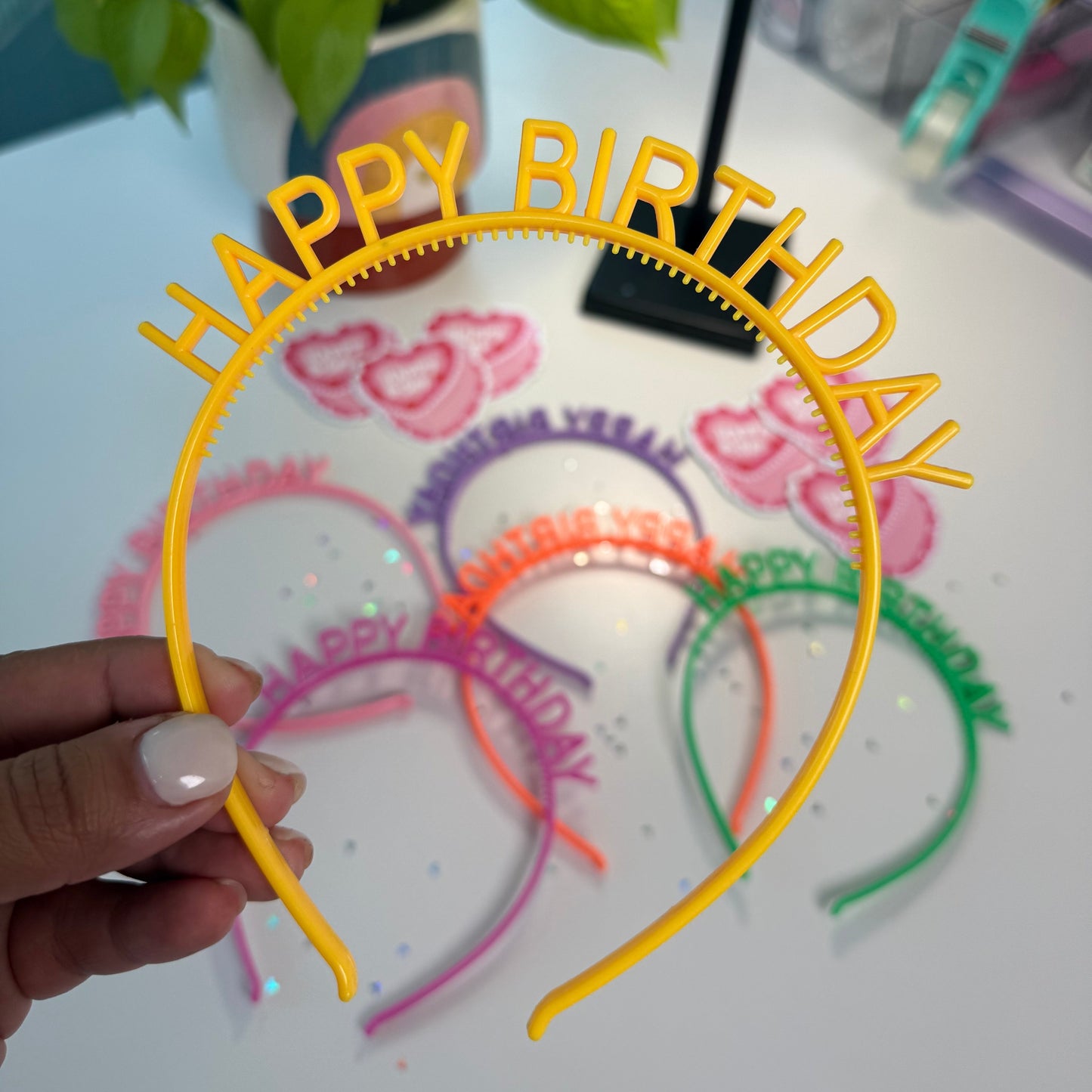 Diadema Happy Birthday | Accesorio de Cumpleaños | SiSi
