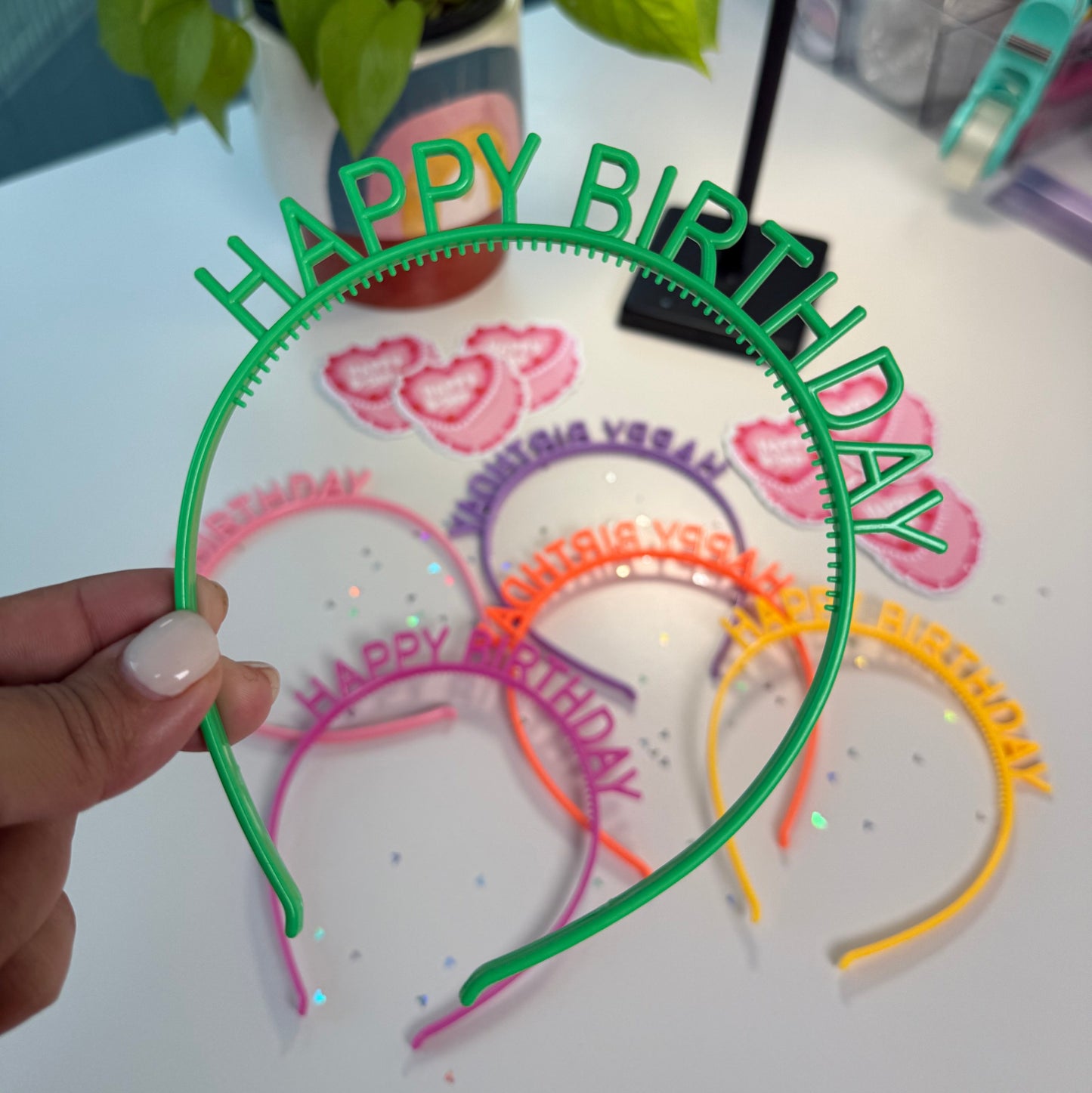 Diadema Happy Birthday | Accesorio de Cumpleaños | SiSi