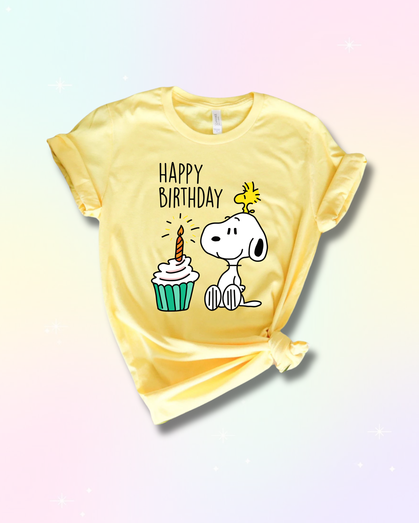 T-Shirt - Happy Birthday Snoopy