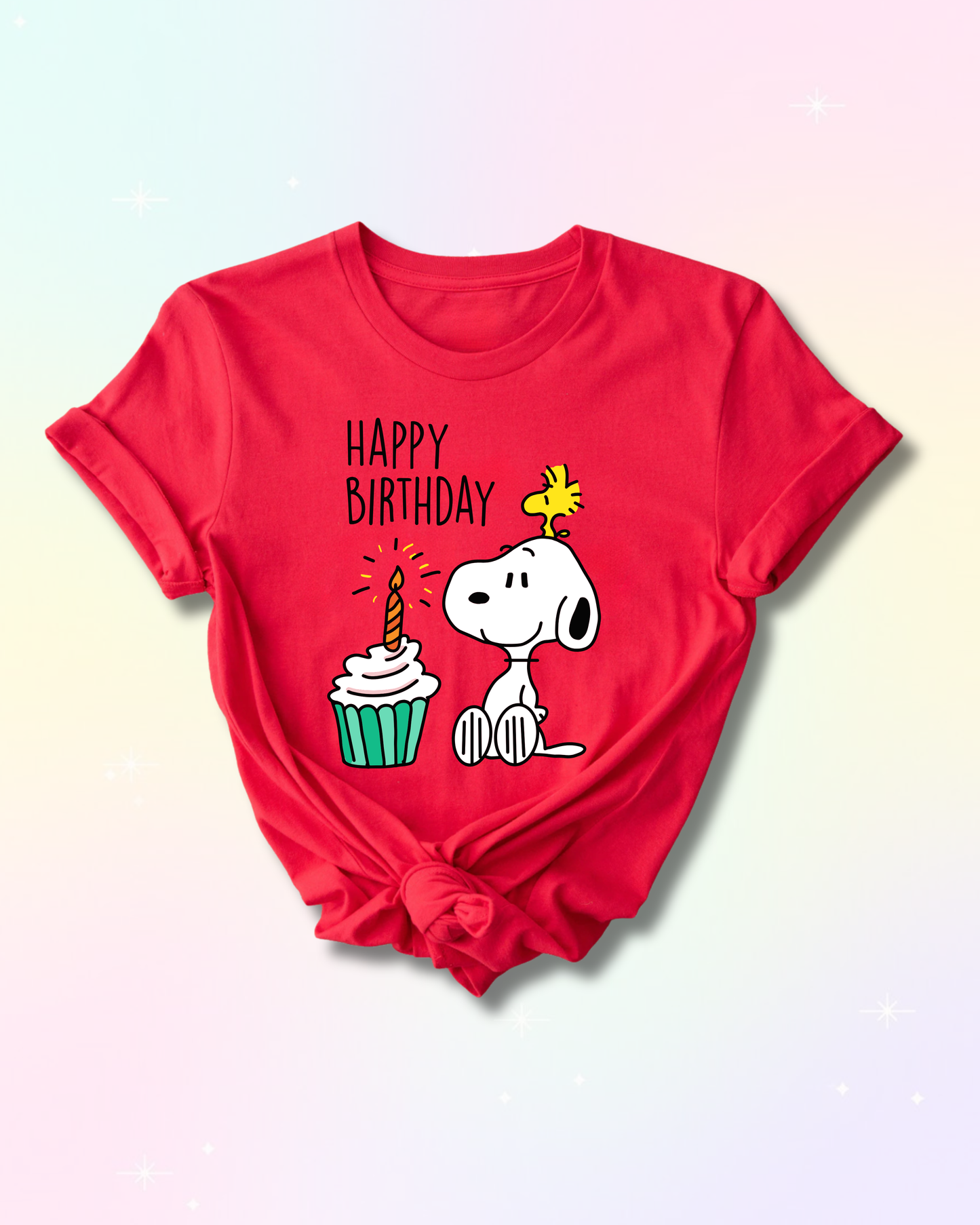 T-Shirt - Happy Birthday Snoopy