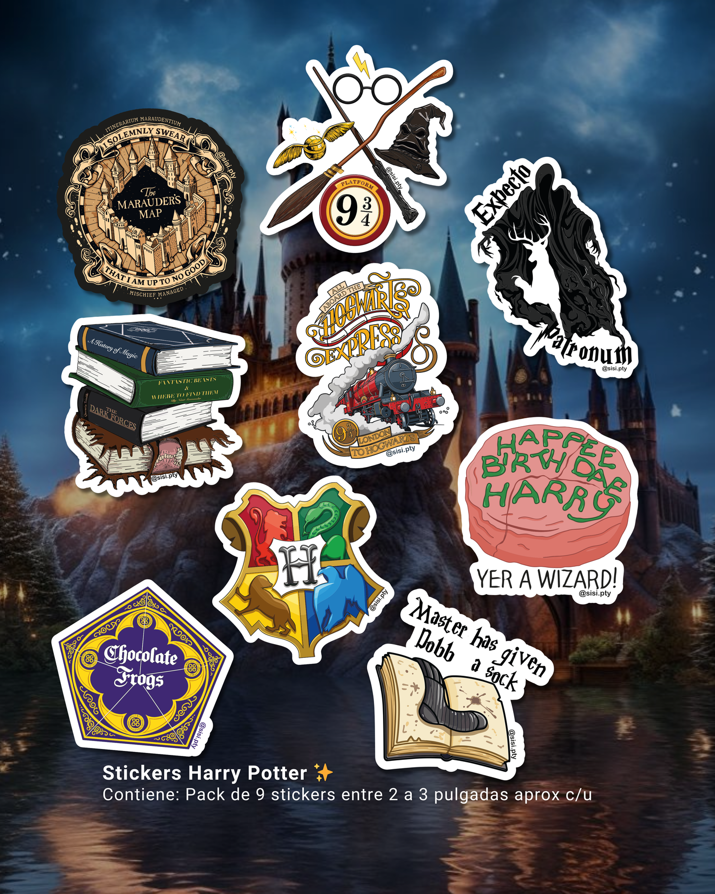 Stickers - Wizardry Inspired by Harry Potter