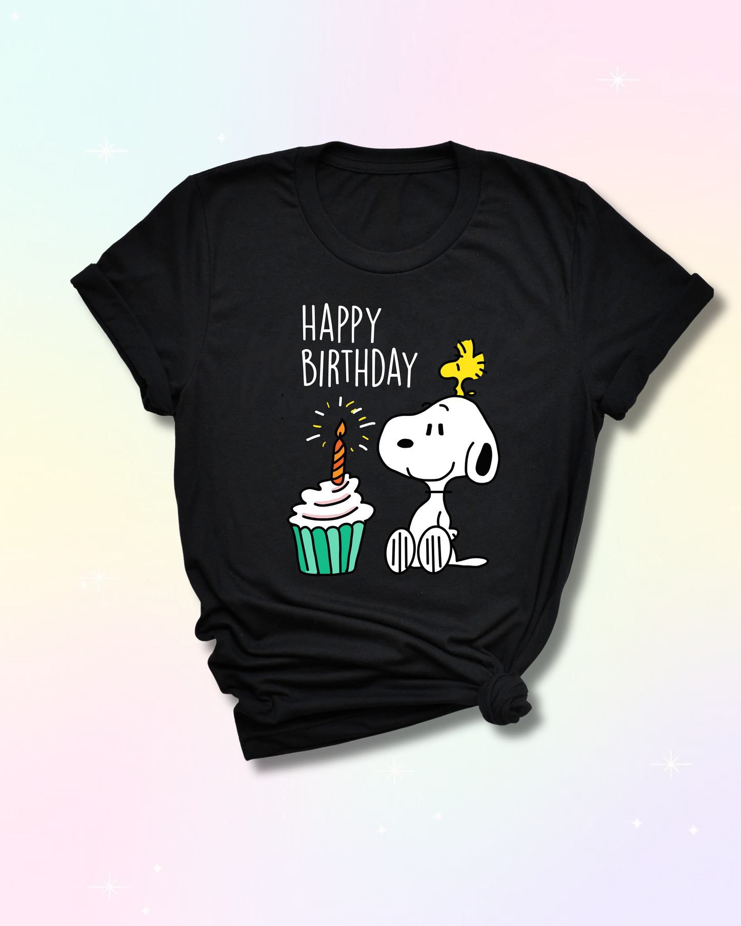 T-Shirt - Happy Birthday Snoopy