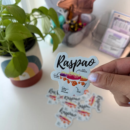 Sticker - Tripleta de Raspao