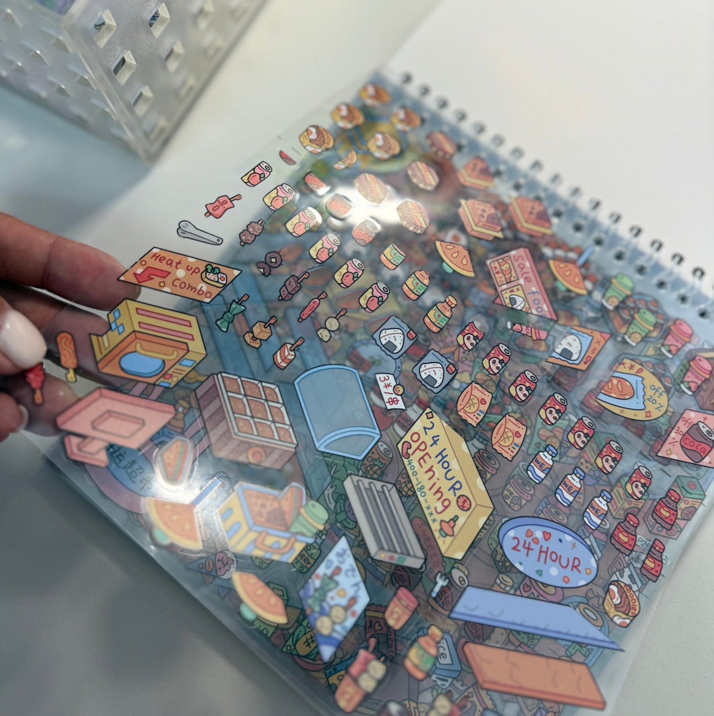 Libro de Stickers de Escenas 3D en Miniatura
