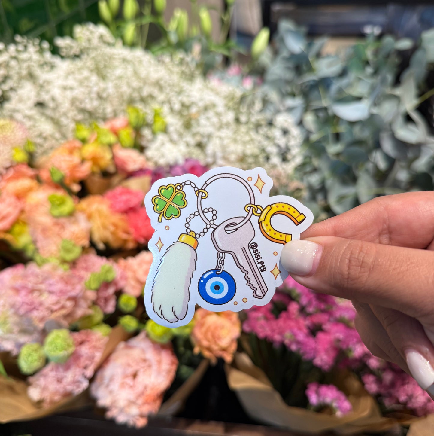 Sticker - I’m one lucky girl🍀