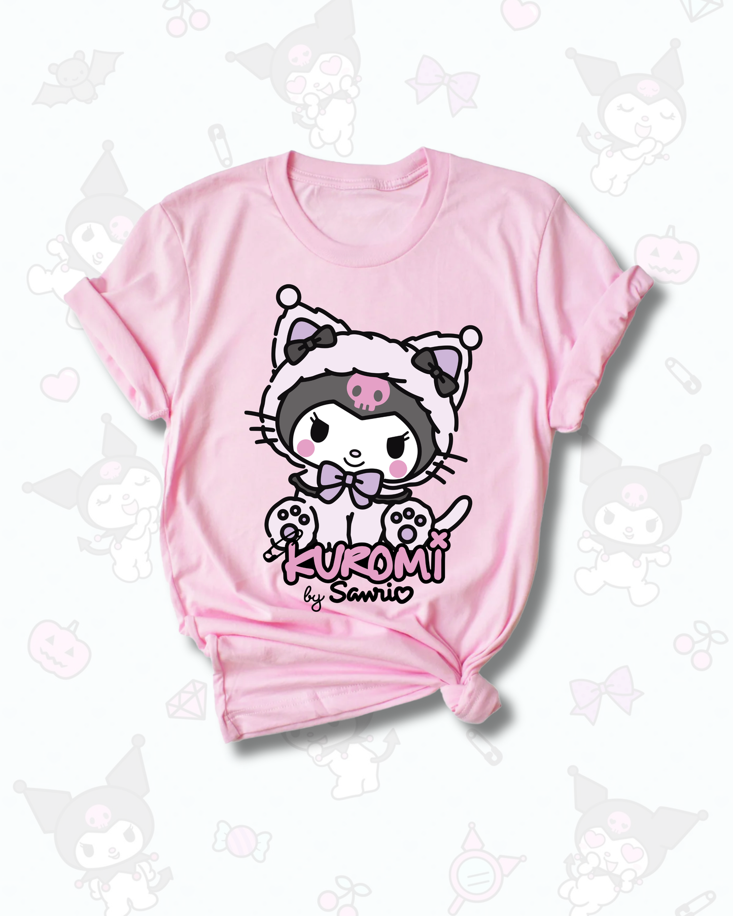 T-Shirt - Kuromi Cat