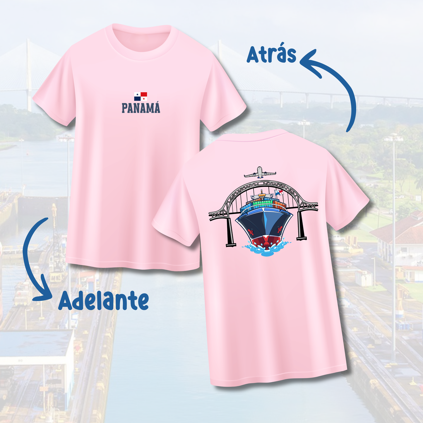 T-Shirt - Panama’ + Puente del Mundo🌎🇵🇦