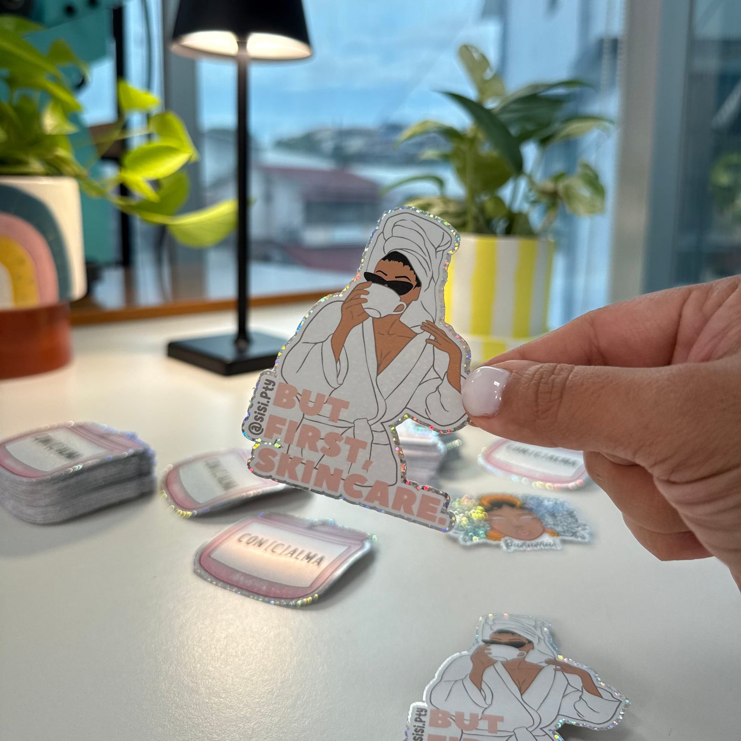 Sticker - But First, Skincare🧖🏻‍♀️