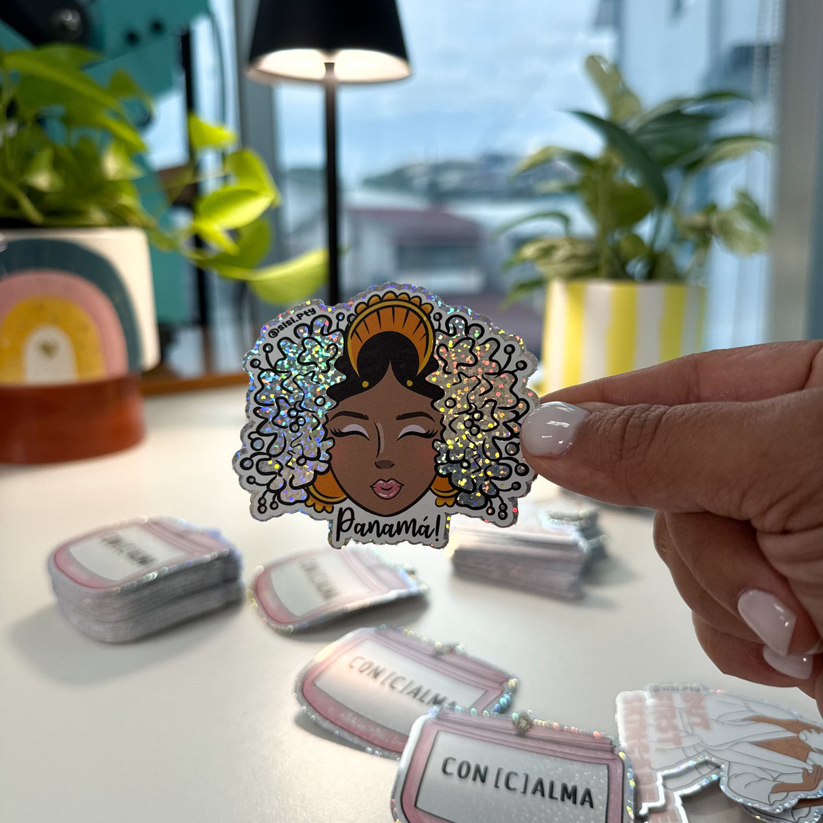 Sticker - Temblequita Glitter🇵🇦✨