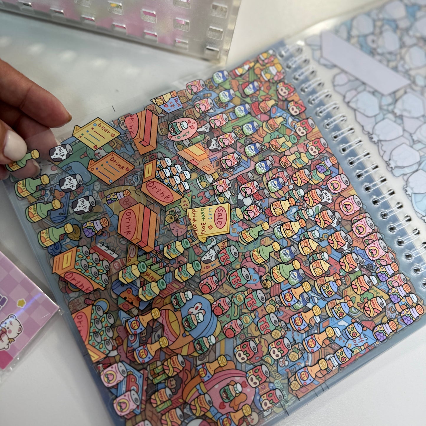 Libro de Stickers de Escenas 3D en Miniatura