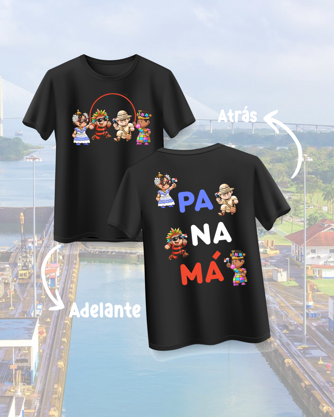 T-Shirt - Panama’ Kids + Atras