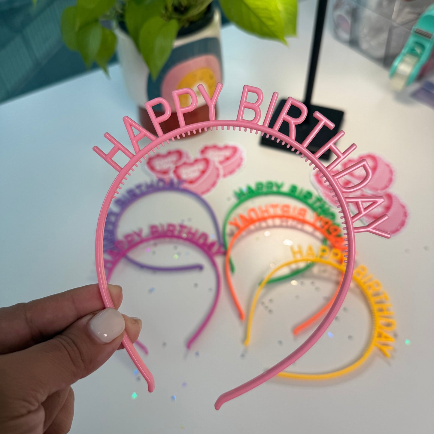 Diadema Happy Birthday | Accesorio de Cumpleaños | SiSi
