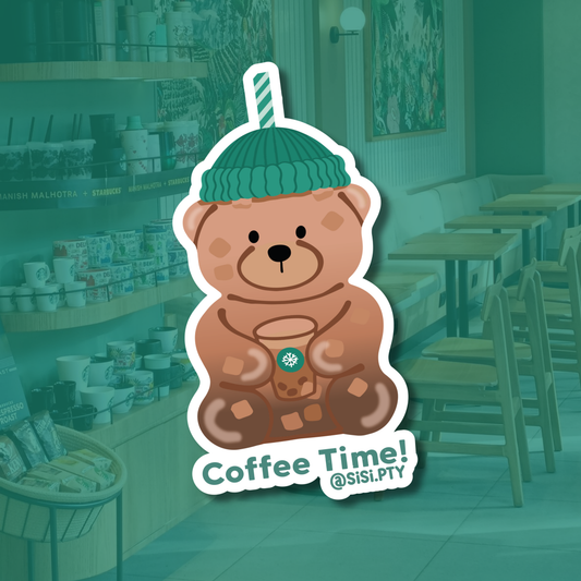 Sticker - Bear Coffee Time🧋✨