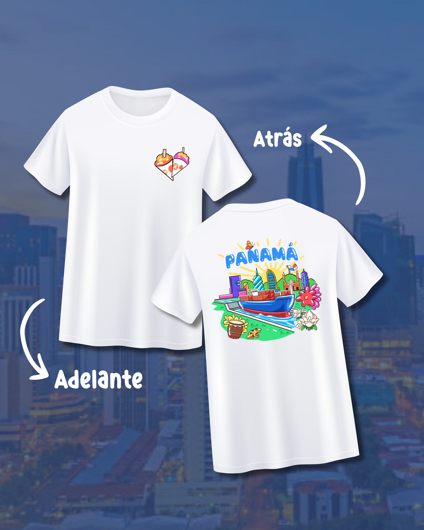 T-Shirt - Raspao + Mi Panamá 🇵🇦
